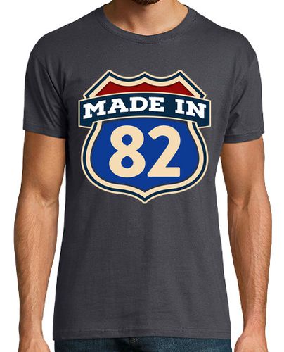 Camiseta Made In 82 Nacidos En 1982 Señal USA Regalo Cumpleaños - latostadora.com - Modalova