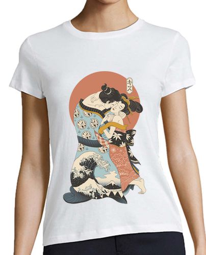 Camiseta mujer la camisa de beso ukiyo e para mujer - latostadora.com - Modalova