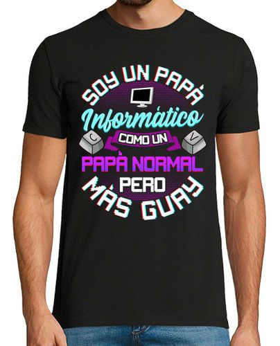 Camiseta Soy Un Papá Informático Guay Programador Regalo Día Del Padre - latostadora.com - Modalova