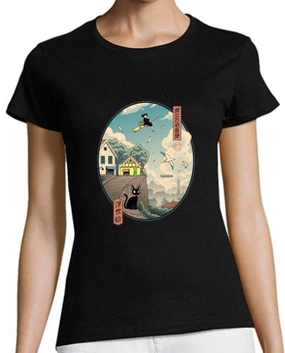 Camiseta Mujer Manga Corta ukiyo e delivery shirt mujer laTostadora - latostadora.com - Modalova