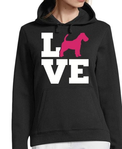 Sudadera Con Capucha Para Mujer amor fox terrier laTostadora - latostadora.com - Modalova