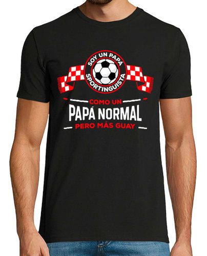 Camiseta Soy Un Papá Sportinguista Guay Regalo Día Del Padre Hincha Fútbol Sporting Gijón laTostadora - latostadora.com - Modalova