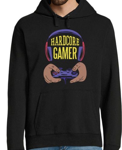 Sudadera Con Capucha Para Hombre Hardcore Gamer laTostadora - latostadora.com - Modalova