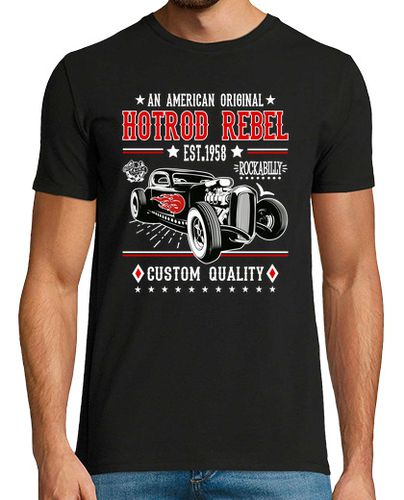 Camiseta Camiseta Hot Rod Vintage Rockabilly Music Retro 1958 Rock and Roll Rockers - latostadora.com - Modalova