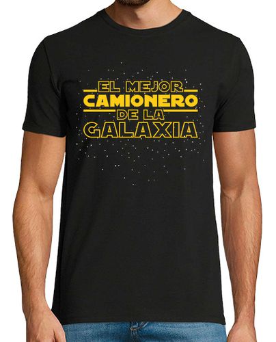 Camiseta El Mejor Camionero De La Galaxia Regalo Humor Trabajo Star Wars - latostadora.com - Modalova