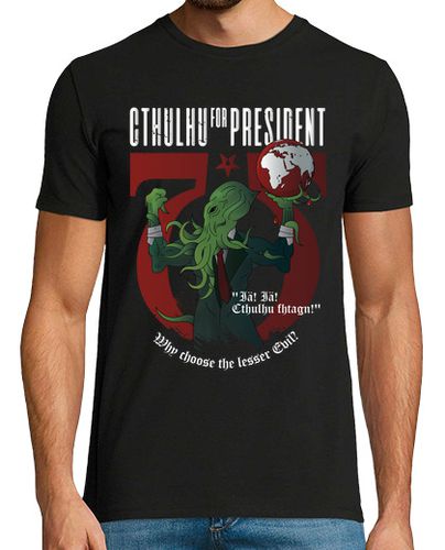Camiseta CTHULHU FOR PRESIDENT - latostadora.com - Modalova
