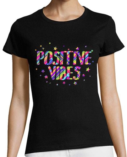 Camiseta Mujer Manga Corta positive vibes laTostadora - latostadora.com - Modalova