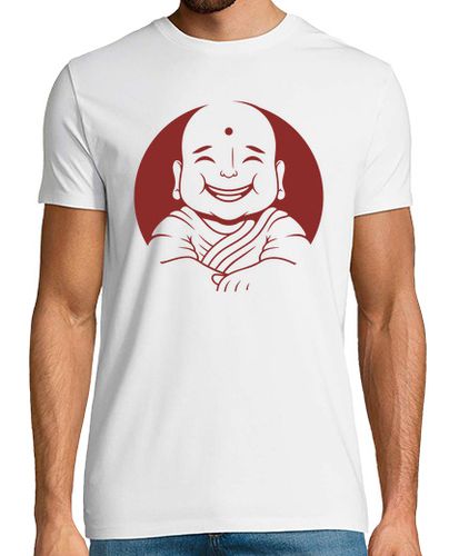 Camiseta Happy Monk Buddha Face Design - latostadora.com - Modalova