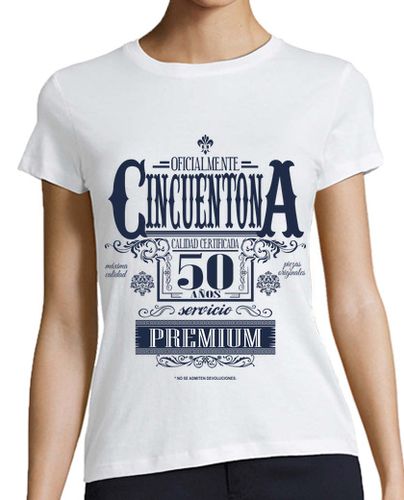 Camiseta mujer Cincuentona - latostadora.com - Modalova