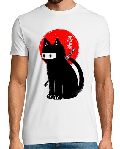 Camiseta gato negro ninja laTostadora - latostadora.com - Modalova