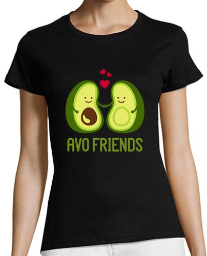 Camiseta Mujer Manga Corta amigos de aguacate laTostadora - latostadora.com - Modalova