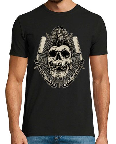Camiseta Camiseta Rock Rockabilly Skull Vintage Rock N Roll Rockers Bikers Calaveras - latostadora.com - Modalova