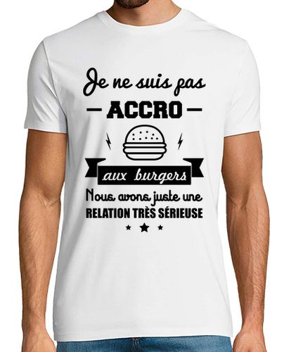 Camiseta no adicto a las hamburguesas - latostadora.com - Modalova
