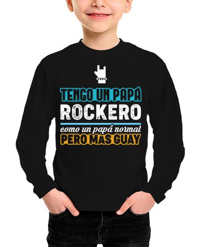 Camiseta niños Abuelo Rockero - latostadora.com - Modalova