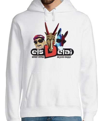 Sudadera Con Capucha Para Hombre ELS DELAI - dessuadora, home, color blanc laTostadora - latostadora.com - Modalova