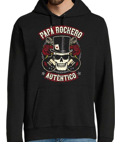 Sudadera Con Capucha Para Hombre Papá Rockero regalo original dia padre laTostadora - latostadora.com - Modalova