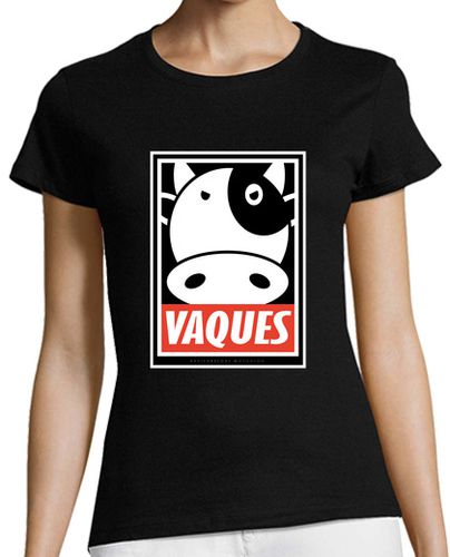 Camiseta Mujer Manga Corta Vaques laTostadora - latostadora.com - Modalova