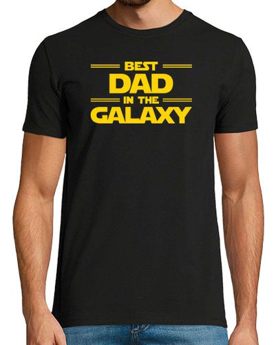 Camiseta Hombre Manga Corta Best Dad in the Galaxy laTostadora - latostadora.com - Modalova