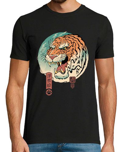 Camiseta camiseta tigre ukiyo-e hombre - latostadora.com - Modalova