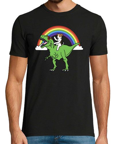 Camiseta Jack Russell Terrier Tiranosaurio Rex - latostadora.com - Modalova