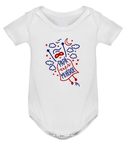 Body Bebé Papá eres mi héroe regalos dia padre bebe laTostadora - latostadora.com - Modalova