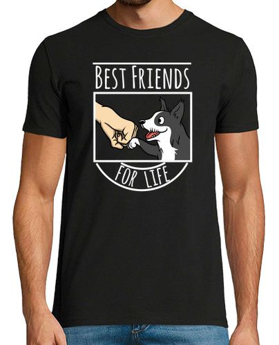 Camiseta Hombre Manga Corta Border Collie Best Friends For Life laTostadora - latostadora.com - Modalova