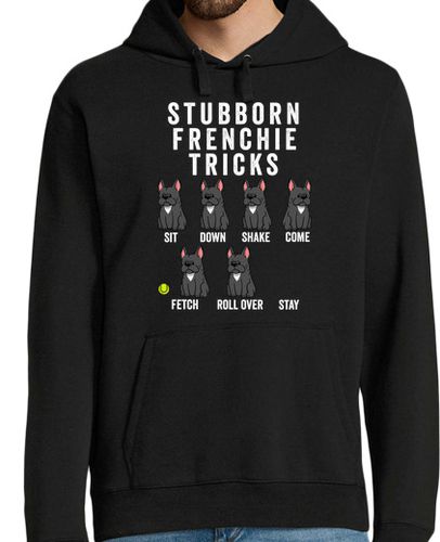 Sudadera Con Capucha Para Hombre Stubborn Bulldog Francés Tricks laTostadora - latostadora.com - Modalova