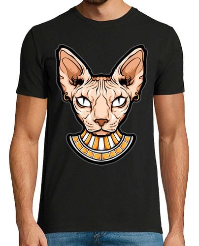 Camiseta Hombre Manga Corta Cabeza de gato egipcio sphynx laTostadora - latostadora.com - Modalova