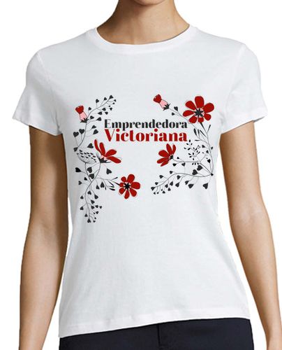 Camiseta mujer Emprendedora Victoriana Modelo 1 - latostadora.com - Modalova
