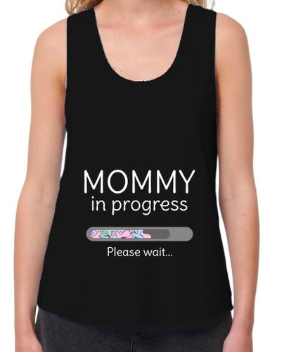 Camiseta mujer Embarazada - Mommy in progres - latostadora.com - Modalova