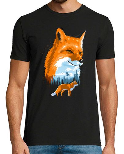 Camiseta Hombre Manga Corta Zorro Salvaje laTostadora - latostadora.com - Modalova