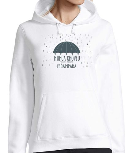 Sudadera Con Capucha Para Mujer Nunca choveu laTostadora - latostadora.com - Modalova