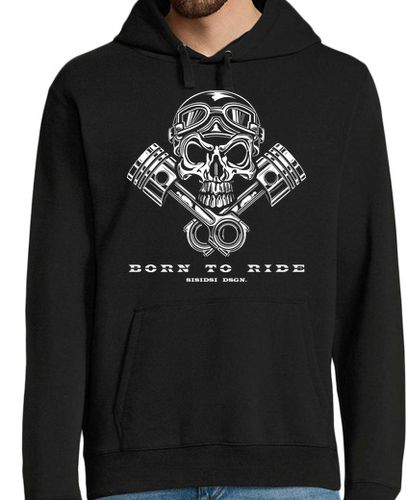 Sudadera Con Capucha Para Hombre Born to ride laTostadora - latostadora.com - Modalova