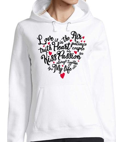 Sudadera Con Capucha Para Mujer LOVE IS IN THE AIR laTostadora - latostadora.com - Modalova