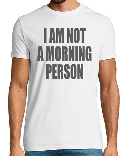 Camiseta I am not a morning person - latostadora.com - Modalova