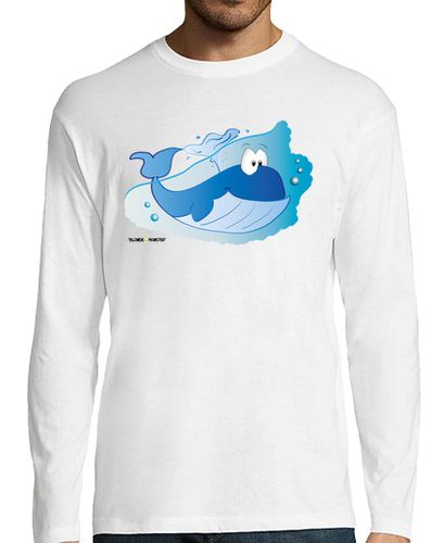 Camiseta Ballena manga larga hombre - latostadora.com - Modalova