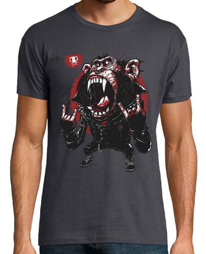Camiseta Punk Monkey Rock - latostadora.com - Modalova