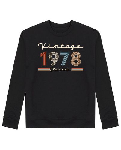 Sudadera Sin Capucha Unisex 1978 - Vintage Classic laTostadora - latostadora.com - Modalova