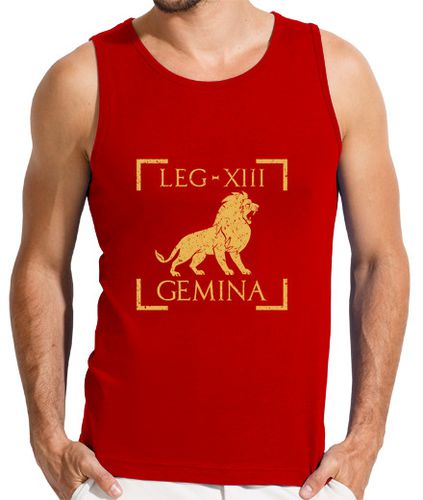 Camiseta Hombre Sin Mangas legio xiii gemina león emblema legión r laTostadora - latostadora.com - Modalova