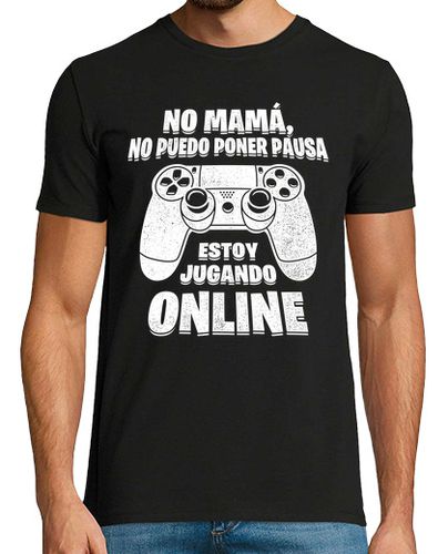Camiseta No Mamá No Pausa Jugando Online Gamer Videojuegos Gaming - latostadora.com - Modalova