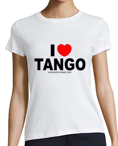 Camiseta mujer amo el tango blanco - latostadora.com - Modalova