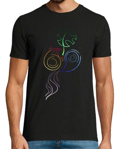 Camiseta Hombre Manga Corta Elemental La profecía de las 3 lunas laTostadora - latostadora.com - Modalova