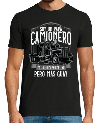 Camiseta Papá Camionero Guay Regalo Día Del Padre Conductor Chófer Camión - latostadora.com - Modalova