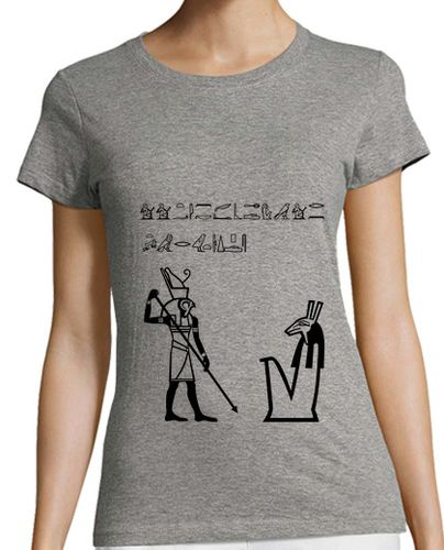 Camiseta mujer Horus-Montoya jeroglífico - latostadora.com - Modalova