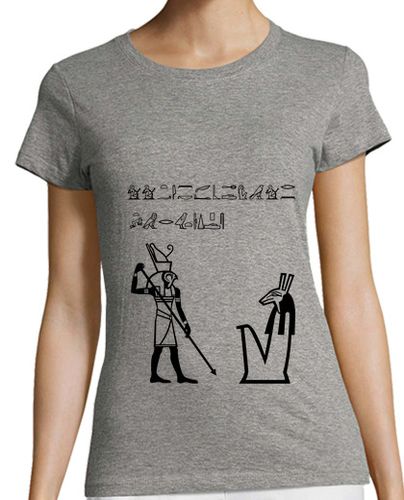 Camiseta mujer Horus-Montoya jeroglífico laTostadora - latostadora.com - Modalova