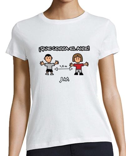 Camiseta mujer Que corra el aire - latostadora.com - Modalova