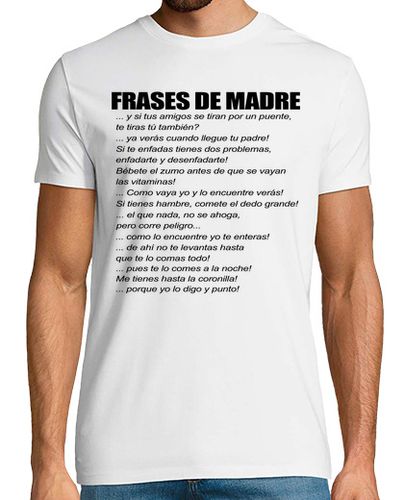 Camiseta Hombre Manga Corta FRASES DE MADRE 2 laTostadora - latostadora.com - Modalova