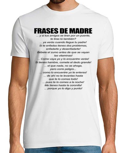 Camiseta Hombre Manga Corta FRASES DE MADRE 4 laTostadora - latostadora.com - Modalova