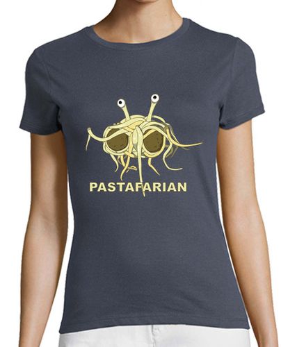 Camiseta mujer Pastafarian. El monstruo del espagueti volador - latostadora.com - Modalova