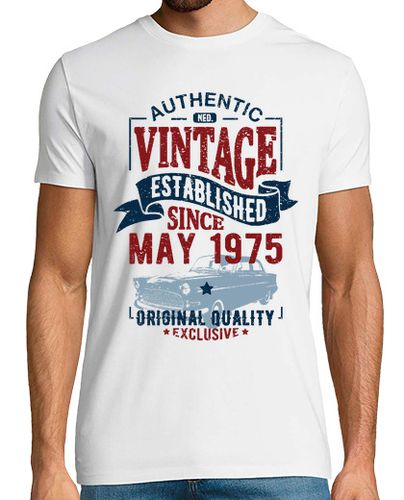Camiseta vintage desde mayo de 1975 - latostadora.com - Modalova